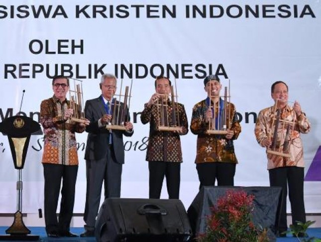 Presiden Jokowi dalam acara Kongres GMKI (Foto Dok Industry.co.id)