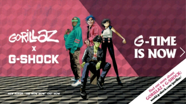G-SHOCK x Gorillaz