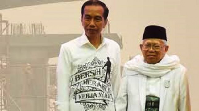Presiden Jokowi dan KH Maruf Amin (Foto Dok Industry.co.id)