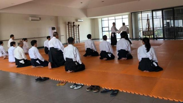 Ikiru Dojo sebagai salah satu pusat pelatihan Aikido mengundang Yoshinobu Irie, seorang pelatih senior (Shihan) asal Hombu Aikido Tokyo(22/9) ke Jakarta.