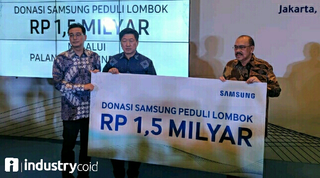 Samsung Salurkan Donasi Senilai Rp 1,5 Miliar Untuk Korban Gempa Lombok