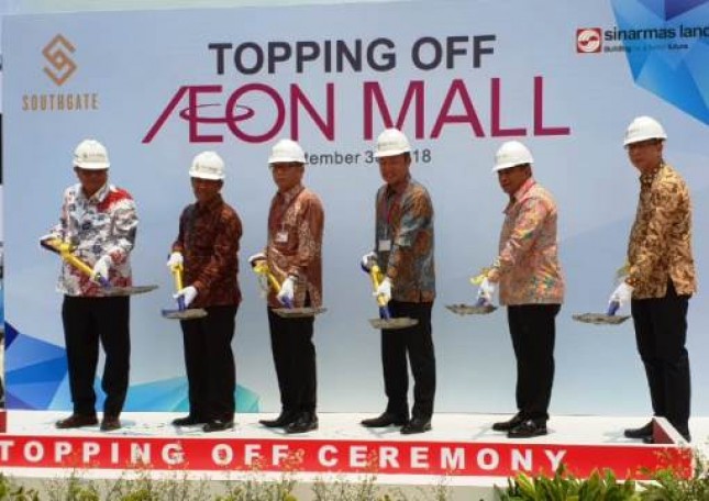 Sinar Mas Land Menggelar Topping Off AEON Mall (Foto Dok Industry.co.id)