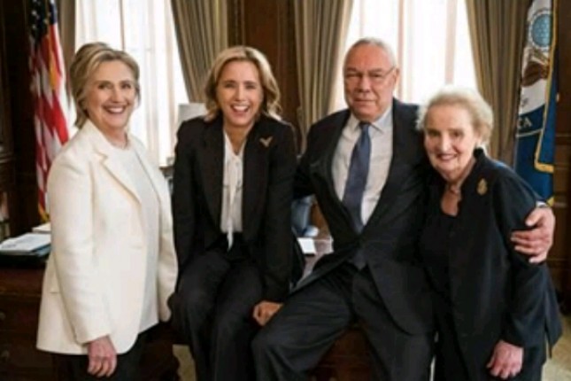 Mantan Menteri Luar Negeri AS Hillary Clinton, Madeleine Albright dan Jenderal Colin Powell kembaki hadir dalam serial politik dari Sony Chanel, Madam Secretary