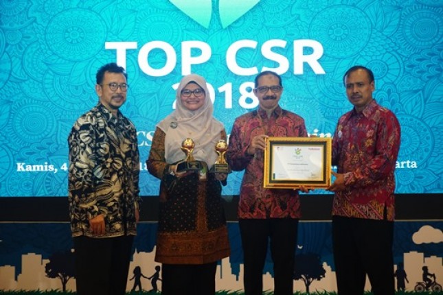 PT Pertamina Lubricants Raih Dua Penghargaan TOP CSR 2018 (Foto Dok Industry.co.id)