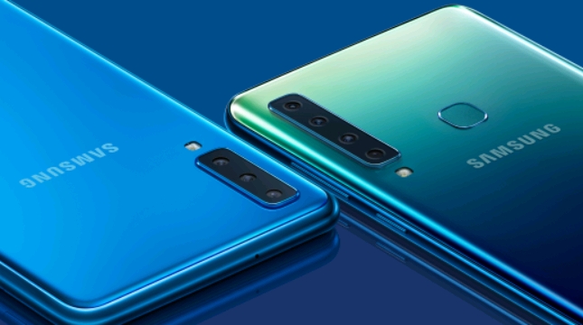 Galaxy A7 dan A9 Lemonade Blue