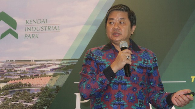 Ketua Umum Gabungan Pengusaha Makanan dan Minuman Indonesia (GAPMMI) Adhi S Lukman. (Heriyanto/INDUSTRY.co.id)