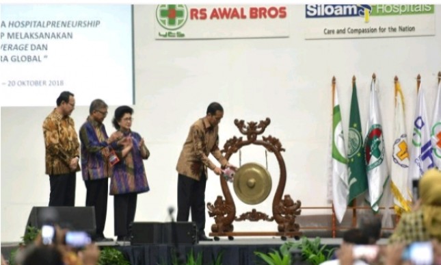 Presiden Jokowi saat membuka Kongres XIV PERSI di Jakarta (Foto: Setneg) 
