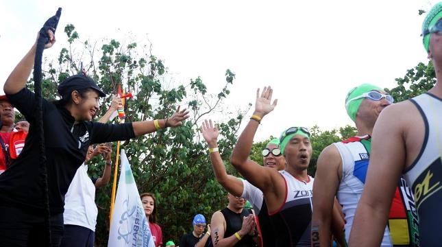Andrew Keily Juarai Ajang Herbalife Bali International Triathlon 2018 (Foto Rizki Meirino)