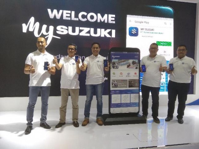 PT Suzuki Indomobil Motor (SIM) resmi meluncurkan My Suzuki sebagai e-commerce dari Suzuki Motor dalam memudahkan konsumen mencari suku cadang, dan aksesoris roda dua. (Foto: INDUSTRY.co.id)