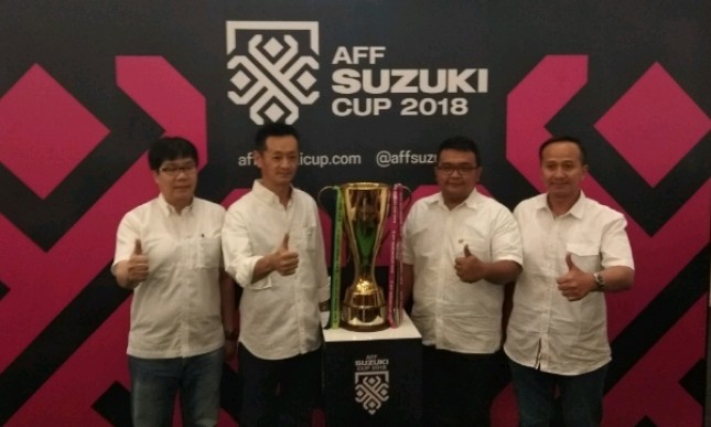 Tur Piala AFF Suzuki Cup tiba di Jakarta (Foto: Ridwan/Industry.co.id)