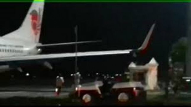 Lion Air Tabrak Tiang Bendera (Foto Dok Wartakota)