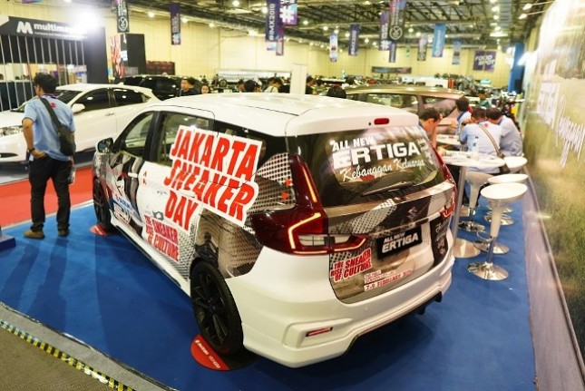 Di ajang Indonesia Modification Expo 2018, Suzuki pamerkan Suzuki All New Ertiga berjiwa muda dan dinamis