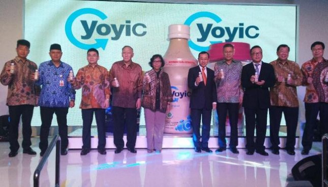 China Mengniu Dairy Company Limted resmikan pabrik minuman Yogurt YoyiC di Cikarang, Kamis (29/11/2018) Foto: INDUSTRY.co.id
