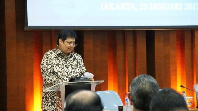 Menteri Perindustrian Airlangga Hartarto. (Ridwan/INDUSTRY.co.id)