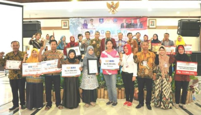 Menkop dan UKM Puspayoga dalam Pengukuhan kepengurusan International Council For Small Business (ICSB) Provinsi Kepulauan Bangka Belitung (Babel), di Pangkalpinang, Minggu (9/12/2018)