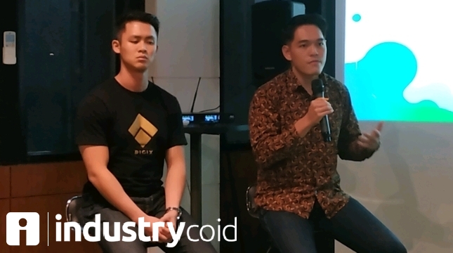 COO Digix, Shaun Dije dan CEO Tokocrypto, Pang Xue Kai (Hariyanto/INDUSTRY.co.id)