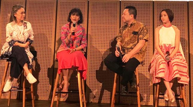 Lolita Malaiholo, Tika Bisono, Andrew Darmoko dan Clarice dalam Diskuis dan Rilis album di Galeri Indonesia Kaya. 