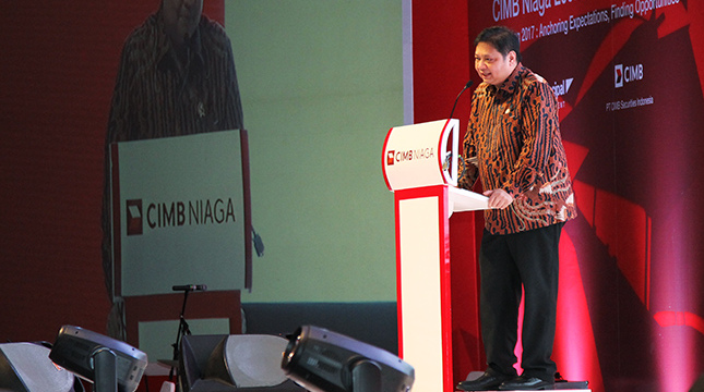 Menteri Perindustrian Airlangga Hartarto. (Ridwan/INDUSTRY.co.id)