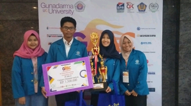 Empat Mahasiswa SIA UBSI Juarai Zahir Accounting Competition