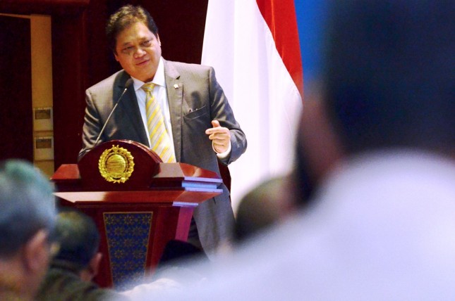 Menteri Perindustrian Airlangga Hartarto (Foto: Kemenperin)