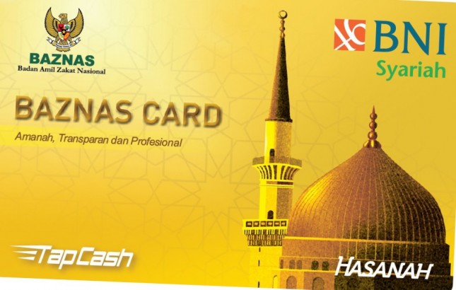 BAZNAS Card hasil kolaborasi dengan BNI Syariah