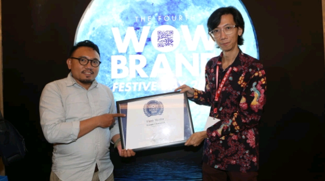 First Media Terima Penghargaan WOW Brand 2019