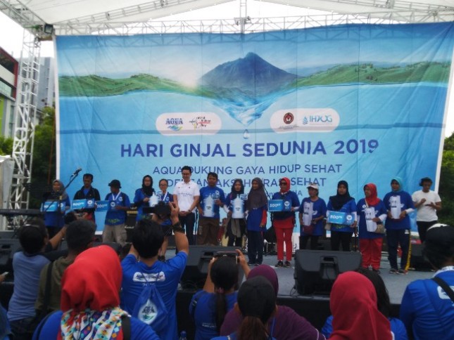 Danone Aqua Gelar Kegiatan Edukatif dalam rangka memperingati Hari Ginjal Sedunia 2019