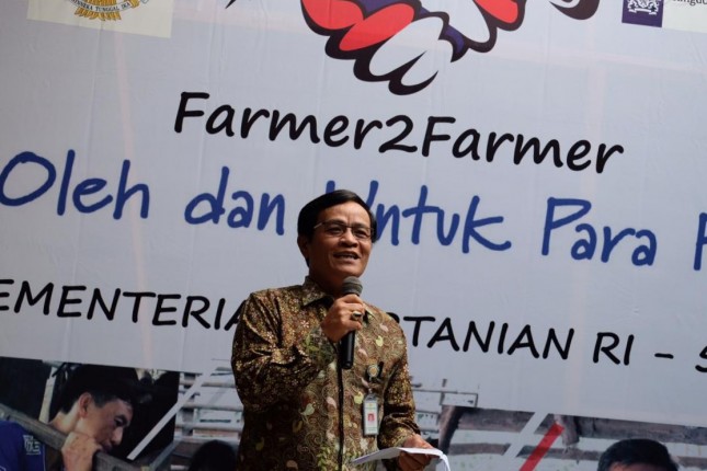 I Ketut Diarmita, Dirjen Peternakan dan Kesehatan Hewan di acara Farmer2Farmer