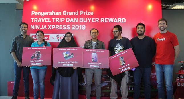 Ninja Xpress-Bukalapak Berkolaborasi Melalui Grand Prize Jalan-Jalan ke Lima Negara (Foto Dok Industry.co.id)