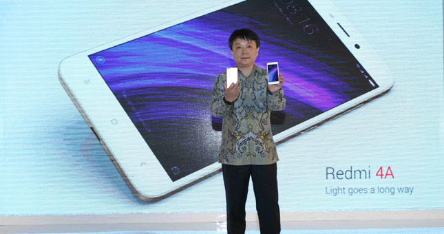 Xiaomi Senior Vice President, Wang Xiang, Meluncurkan Redmi 4A
