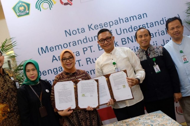 BNI Syariah MoU dengan RS Haji Jakarta