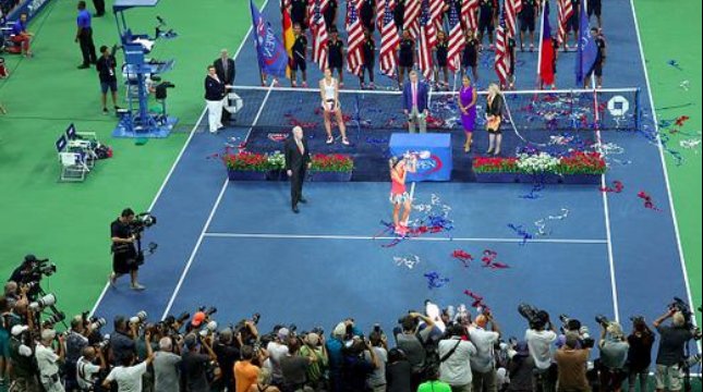 Ilustrasi seremoni kejuaraan tenis USTA. (Foto: Getty Images)