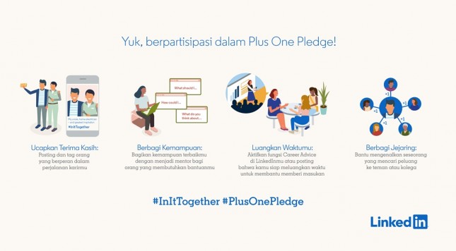 LinkedIn #PlusOnePledge