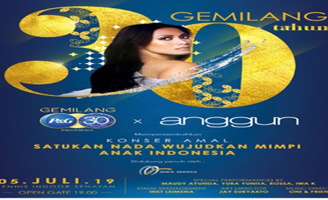 Semangat P&G Indonesia Rayakan HUT Ke-30 melalui Konser Amal “Satukan Nada Wujudkan Mimpi Anak Indonesia”
