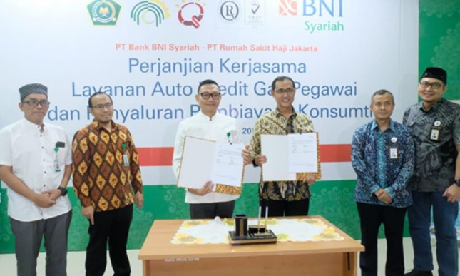 BNI Syariah Teken PKS dengan RS Haji Jakarta Terkait Pembiayaan dan Payroll