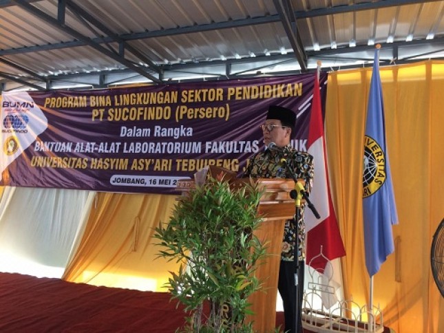 PT SUCOFINDO (Persero) melaksanakan Program Bina Lingkungan dengan melakukan kunjungan ke Universitas Hasyim Asy’ari Tebuireng