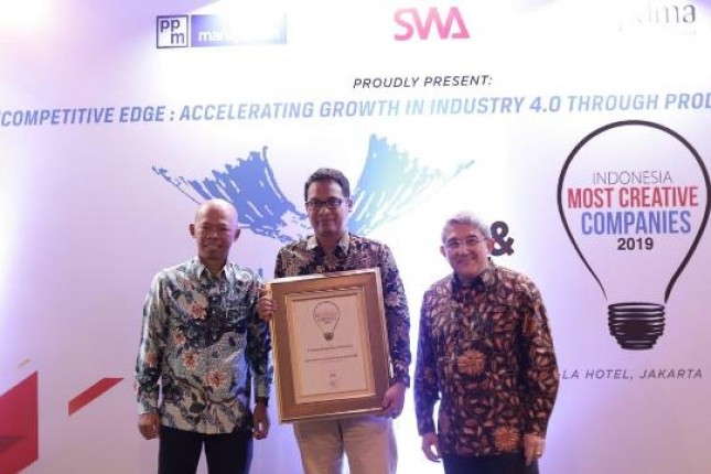 Pupuk Indonesia Didaulat Sebagai Indonesia Most Creative Company 2019