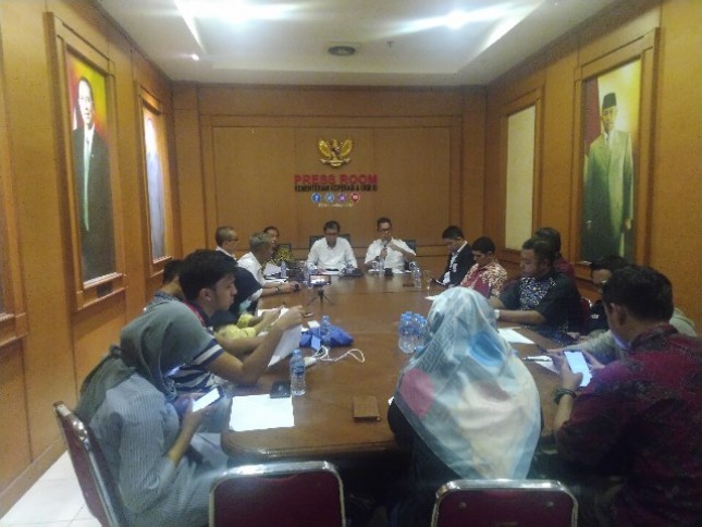 Suasana Konferensi Pers menyambut Harkopnas 2019 yang bakal diselenggarakan pada 12-14 Juli