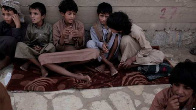 Korban perang Yaman (Foto Dok Voanews)