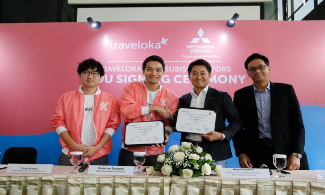 Traveloka Xperience Tandatangani Kesepakatan Kerja Sama Strategis bersama Mitsubishi Motors