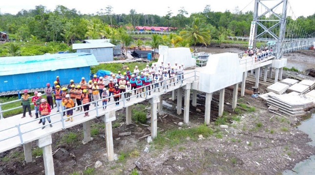 Pembangunan Jembatan di Kabupaten Asmat