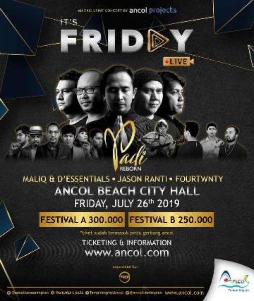 It’s Friday Live, Konser Musik Asik di Taman Impian Jaya Ancol