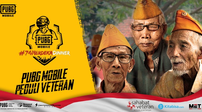 PUBG Mobile Galang Dana untuk Veteran Indonesia 