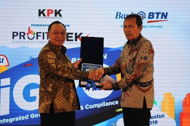 Bank BTN merupakan perbankan pertama yang mengadopsi Panduan Pencegahan Korupsi dan bermitra dengan KPK dalam gerakan anti praktik suap menyuap