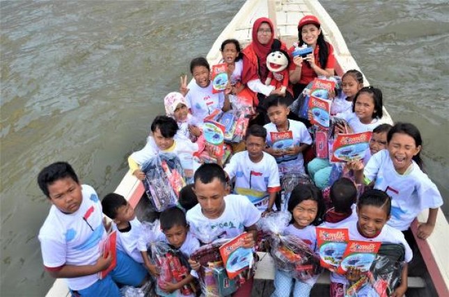 Pelindo I Bercerita Bersama Anak-anak Nelayan Belawan Sumut
