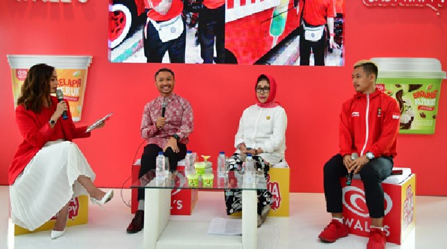 Press conference Walls mengajak masyarakat untuk mempererat persatuan melalui kampanye "Merah Putih Menyatukan Kita" di Jakarta, Senin (19/8).(Ist)