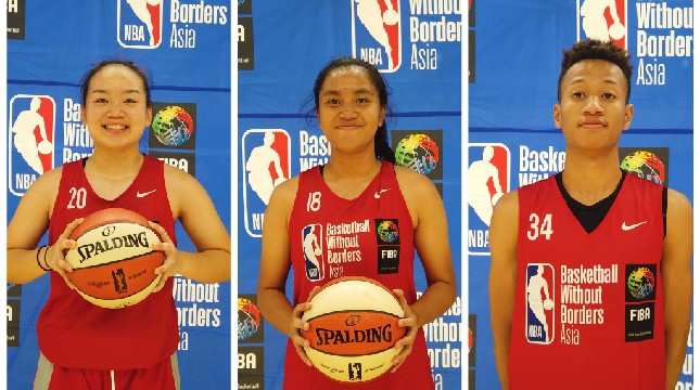 Tiga anak Indonesia yang bertolak ke Tokyo, Jepang untuk berperan serta di laga Basketball Without Borders (BWB) Asia kesebelas pada 14-17 Agustus lalu.(Ist)