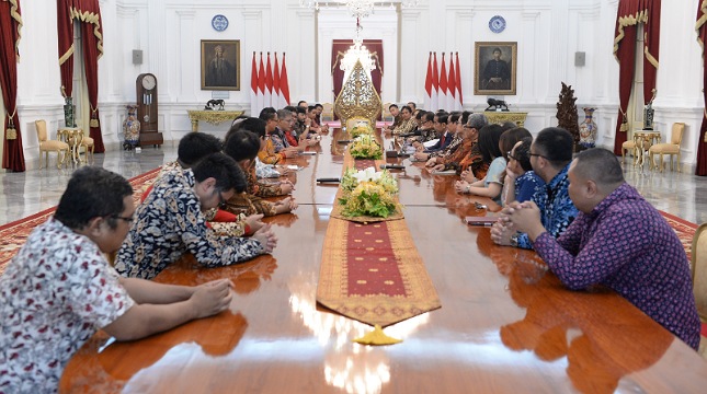 Pertemuan Presiden Jokowi dan Tim Inovator 4.0