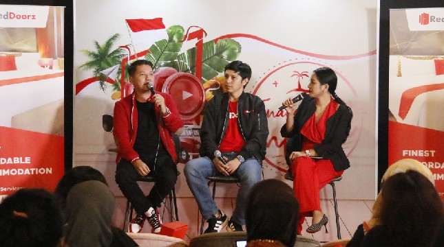 Konferensi pers RedDoorz buka peluang jelajahi Indonesia melalui program 'Tenaga Kerja Impian' di Jakarta, Kamis (22/8).(Ist)