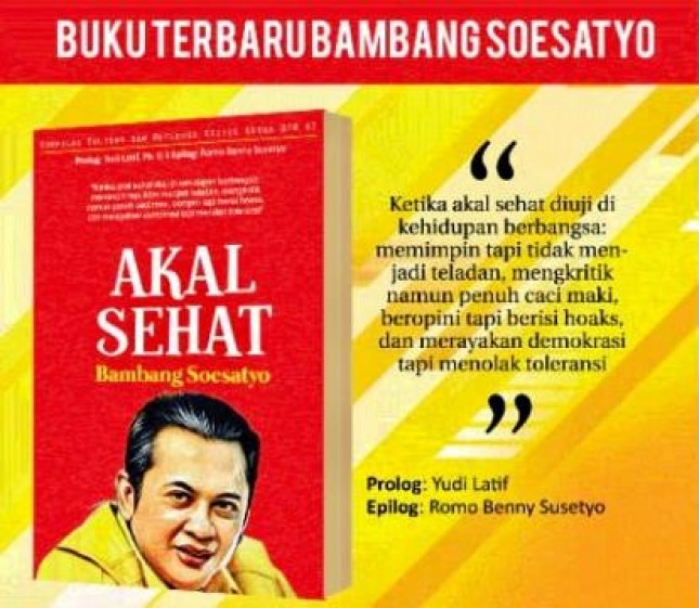 Akal Sehat Buku Terbaru Bambang Soesatyo Terbit